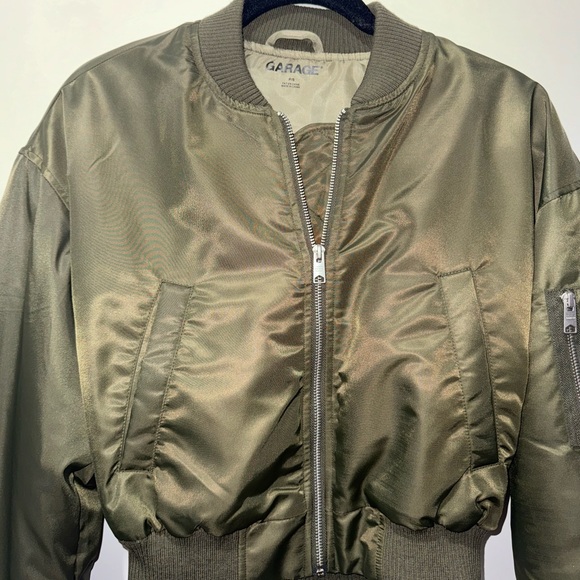 NWOT Garage Bomber Jacket - Picture 3 of 6